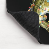 B Fish Festive Lights Christmas Funny Fishing Long Muismat (Hoek)