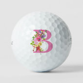 B Floral Golfballen (Voorkant)