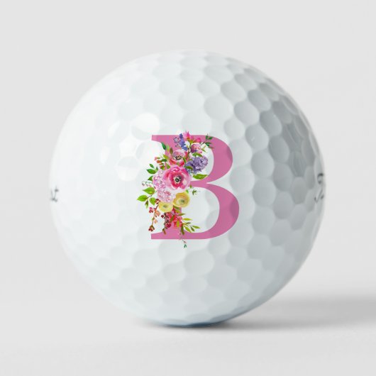 B Floral Golfballen (Voorkant)