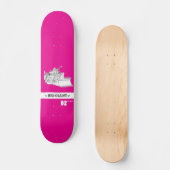 B-G_Deck_Magenta2 Skateboard (Voorkant)