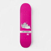 B-G_Deck_Magenta2 Skateboard (Voorkant)