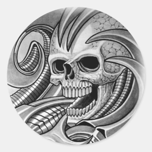 B & G RONDE STICKER (Voorkant)