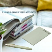 B. getraind - grijs-wit post-it® notes