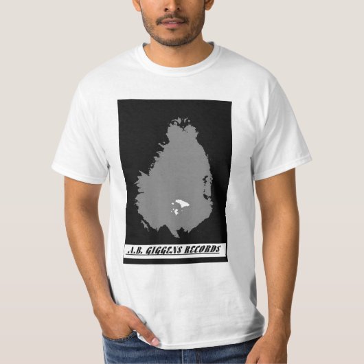 B. Giggens Records Transparent Logo T-shirt (Voorkant)