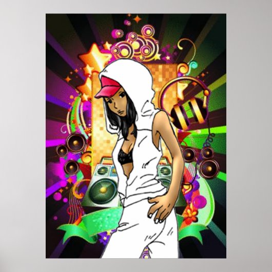 B-Girl Poster #2 (Voorkant)