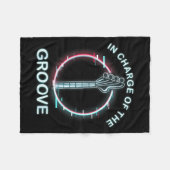 B Guitar Music Cool B-player Fleece Deken (Voorkant (Horizontaal))