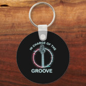 B Guitar Music Cool B-player Sleutelhanger (Voorkant)