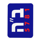 B"H Hebreeuwse magneet (Verticaal)