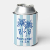 B + H Palm Tree Custom Design 02 Blikjeskoeler (Blikje Voorkant)