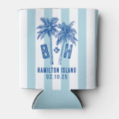B + H Palm Tree Custom Design 02 Blikjeskoeler (Voorkant)