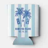 B + H Palm Tree Custom Design 02 Blikjeskoeler (Achterkant)