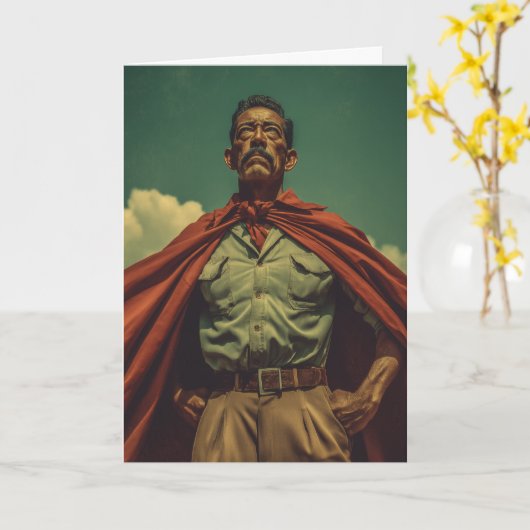 (b) Hero Dad Kaart (Gele Bloem)