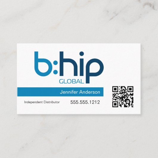 B: Heup Visitekaartje (Voorkant)