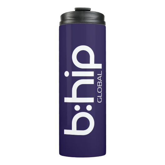 b:hip - blauw thermosbeker (Voorkant)