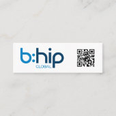 b:HIP Distributeurders Zakkaart Mini Visitekaartje (Voorkant)