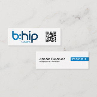 b:HIP Distributor Business Card Mini Visitekaartje