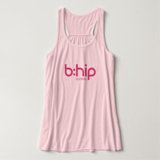 b:hip roze tanktop (Design voorkant)