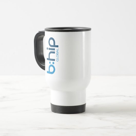 b:hip travel mug - white reisbeker (Voorkant links)