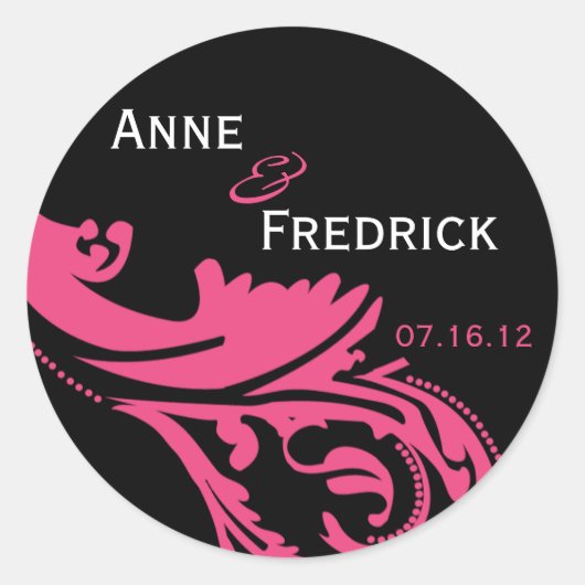 B&HP bruid&bruidegom grafische Sticker (Voorkant)