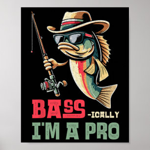 B-ically Ik ben een Pro Grappige Gevist liefhebber Poster