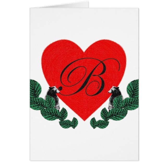 B in het hart (Voorkant)