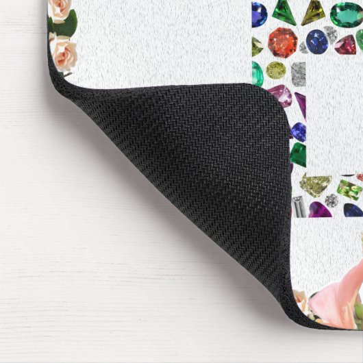 B Initiaal Gemstone Muismat (Hoek)