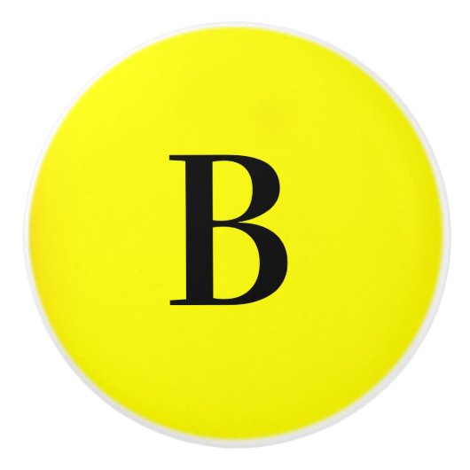 B initiaal keramische pull knop (Voorkant)