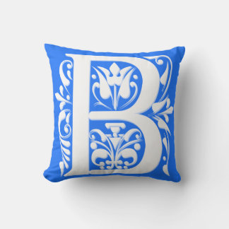 B Initiaal Monogram - Kussen
