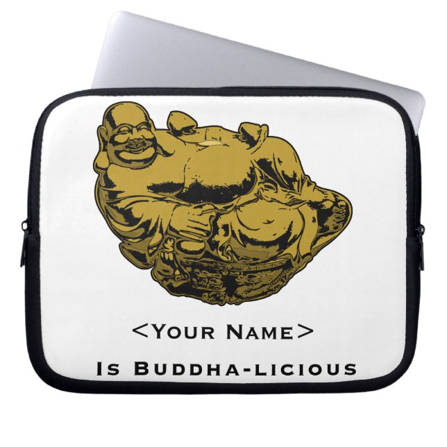  (b) is Boeddha-lucide Laptop Sleeve (Voorkant)