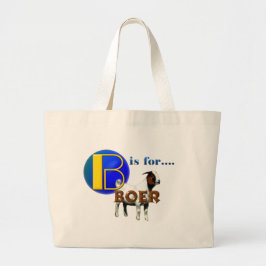 B is Fo rBOER - GOAT GIFTS Grote Tote Bag