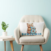 B is for Bear – Personalized Baby Pillow Kussen (Stoel)