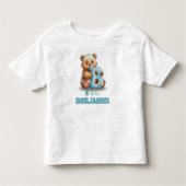 B is for Benjamin – Personalized Kids’ T-Shirt (Voorkant)