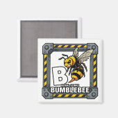 B is for Bumblebee – GTA Style ABC Learning  Magneet (Voorkant / Achterkant)