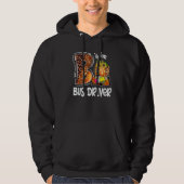 B Is For Bus Driver Leopard Pumpkin Fall Thanksgiv Hoodie (Voorkant)
