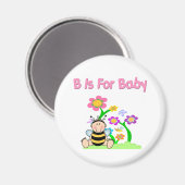 B is voor Baby Magneet (Voorkant / Achterkant)