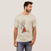 B is voor Baker Tshirts en Gifts (Voorkant volledig)