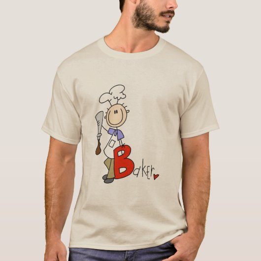 B is voor Baker Tshirts en Gifts (Voorkant)