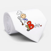 B is voor bakker stropdas (Opgerold)