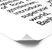 B is voor Banh Mi Foto Afdruk (Hoek)