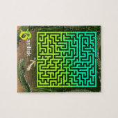 B is voor Basilisk Maze Legpuzzel (Horizontaal)