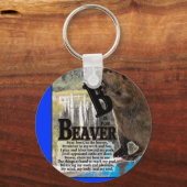 B IS VOOR BEAVER-SLEUTELHANGER SLEUTELHANGER (Voorkant)