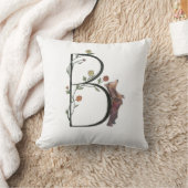 B is voor Beer en Begonias Pillow! Kussen (Deken)