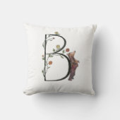 B is voor Beer en Begonias Pillow! Kussen (Voorkant)