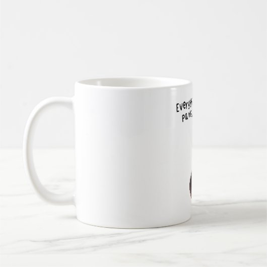 B is voor Beer Koffiemok (Links)
