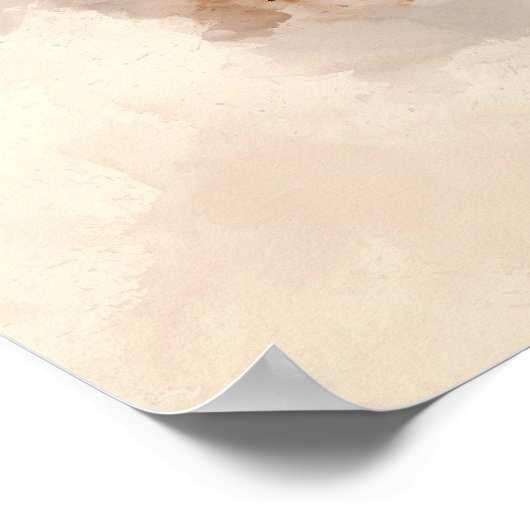 B is voor Beer Poster (Hoek)