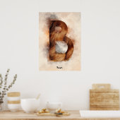 B is voor Beer Poster (Keuken)
