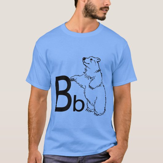 B is voor Beer T-shirt (Voorkant)