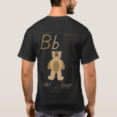 B is voor beer t-shirt (Achterkant)