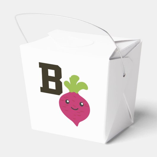 B is voor Beet Bedankdoosjes (Achterkant)