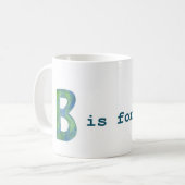 B is voor Beet Koffiemok (Voorkant links)